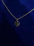 Khanda Pendant 18k Gold Finish