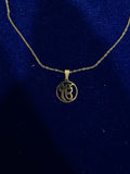 Ek Onkar Charm Necklace 18k Gold