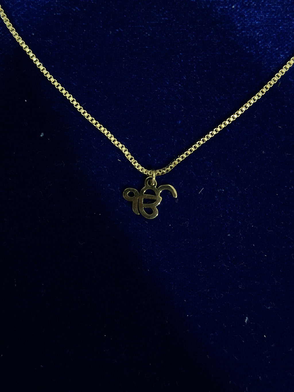 Ek Onkar 18k Gold Finish