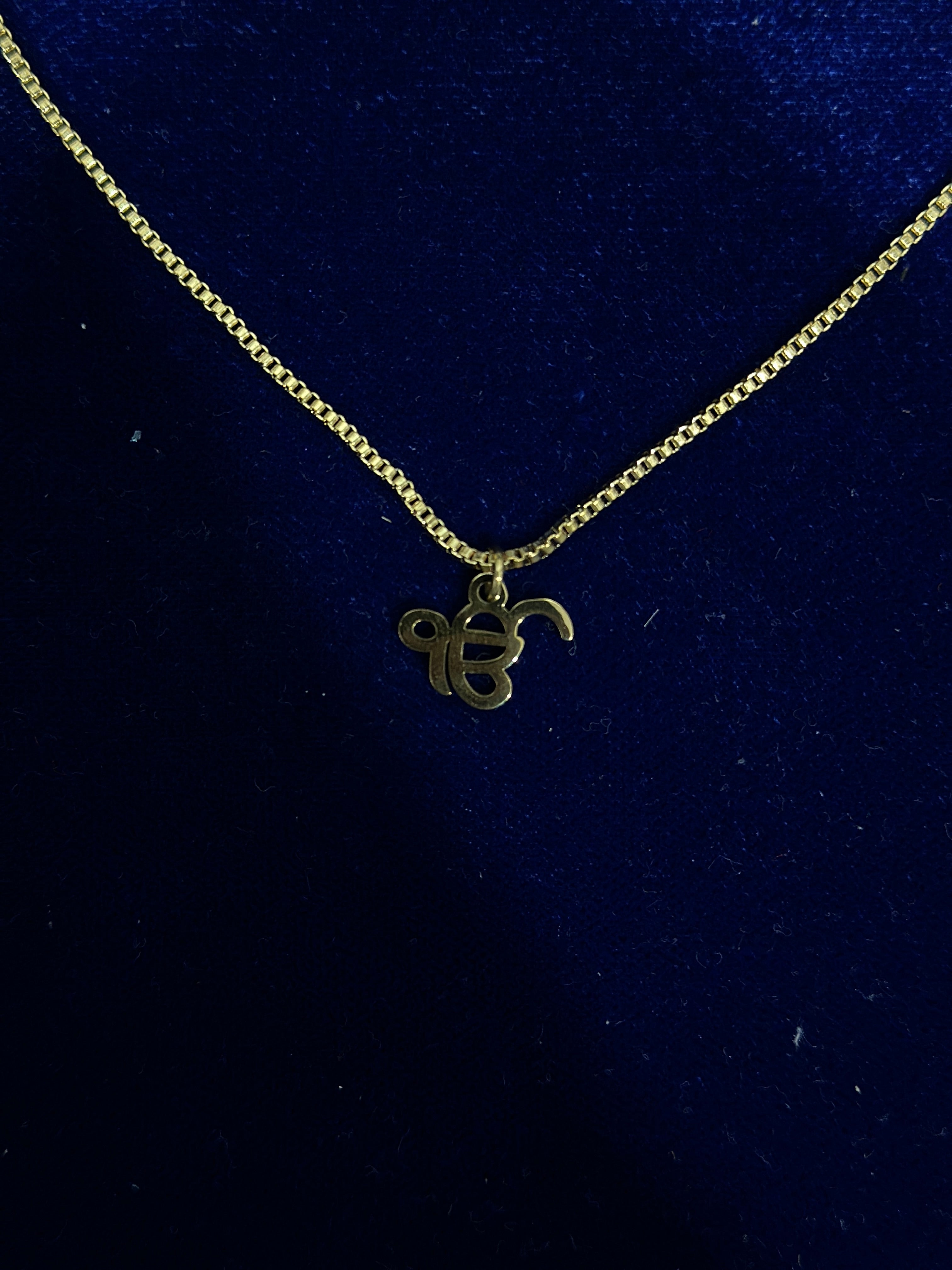 Ek Onkar 18k Gold Finish