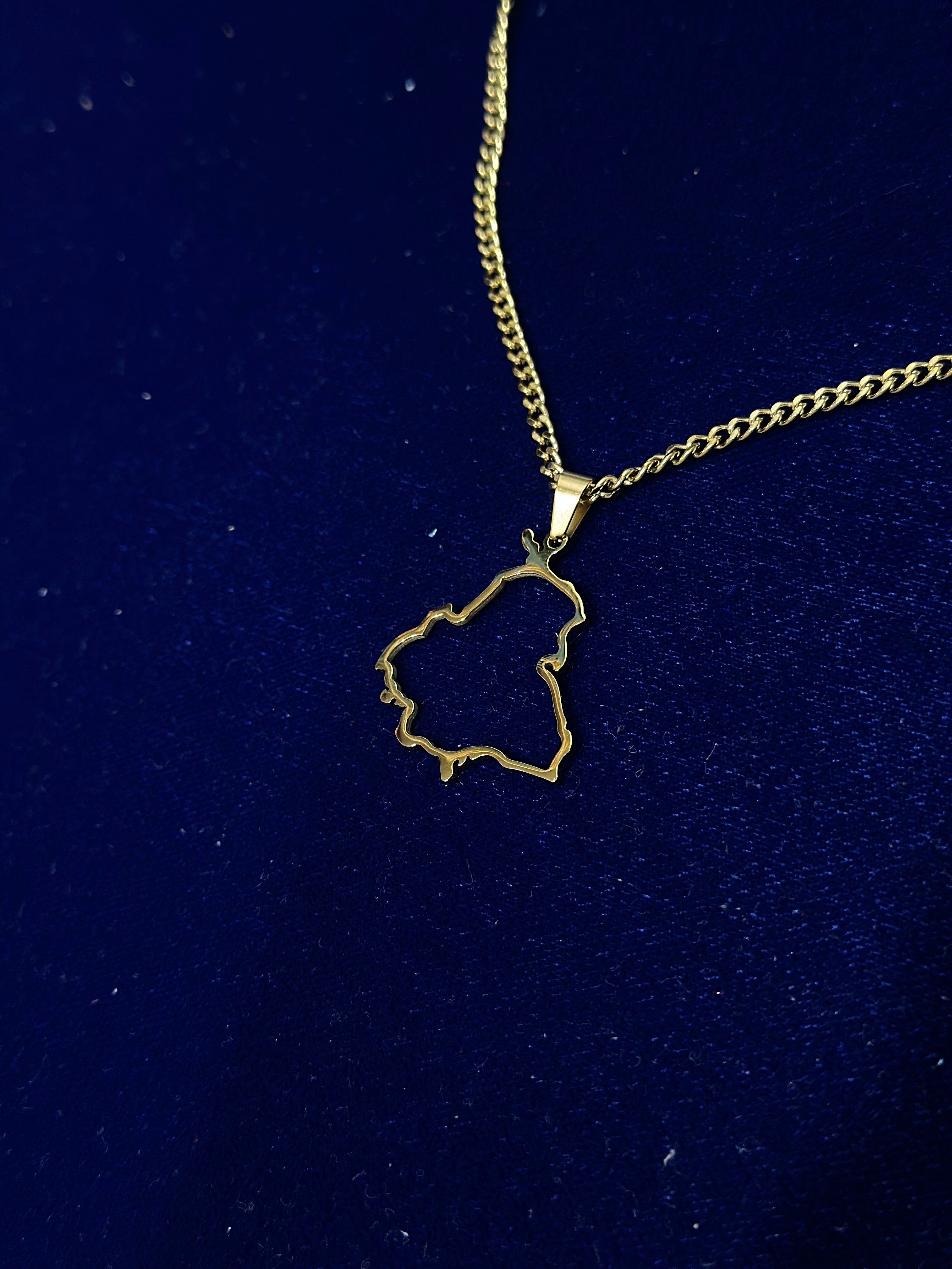 Punjab Outline 18k Gold Finish